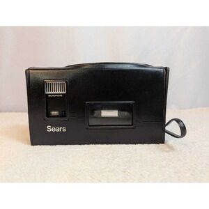 Sears Solid State Cassette Recorder Auto Stop - Portable w/ Case
